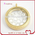 Hot accessoires de mode filles or couleur médaillon pendentif collier pendentif